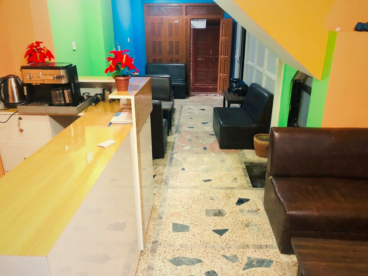 Quiet seating corner on the ground floor